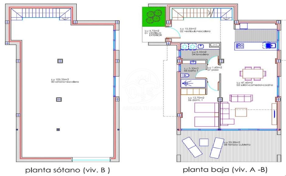 2022-10-10 14_50_42-plano 4 plantas sotano y baja superficies.pdf and 1 more page - Personal - Micro