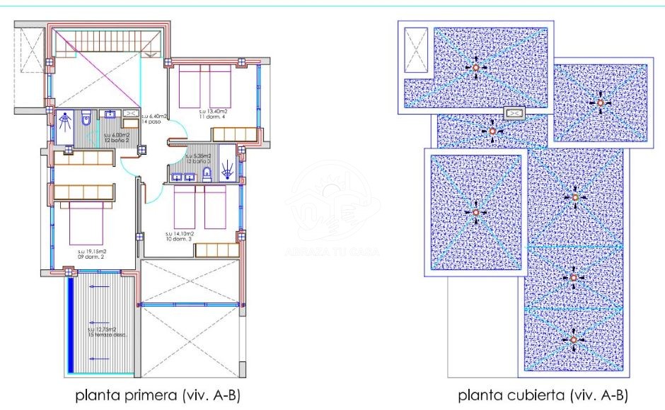 2022-10-10 14_51_17-plano 5 plantas primera y cubierta superficies.pdf and 1 more page - Personal -